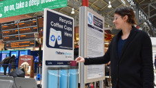 The 10 bins at Marylebone Station are anticipated to collect 300,000 coffee cups annually